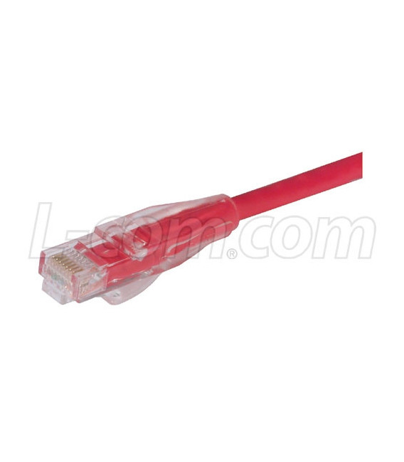 Premium 10/100Base-T Crossover Cable, Red 1.0 ft