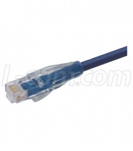 Premium 10/100Base-T Crossover Cable, Blue 25.0 ft