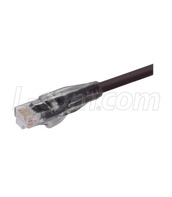 Premium Category 5E Patch Cable, RJ45 / RJ45, Black 75.0 ft