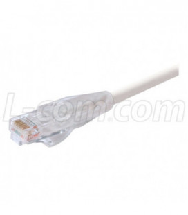 Premium Cat 6 Cable, RJ45 / RJ45, White 2.0 ft