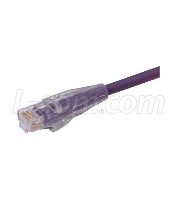 Premium Cat 6 Cable, RJ45 / RJ45, Violet 75.0 ft