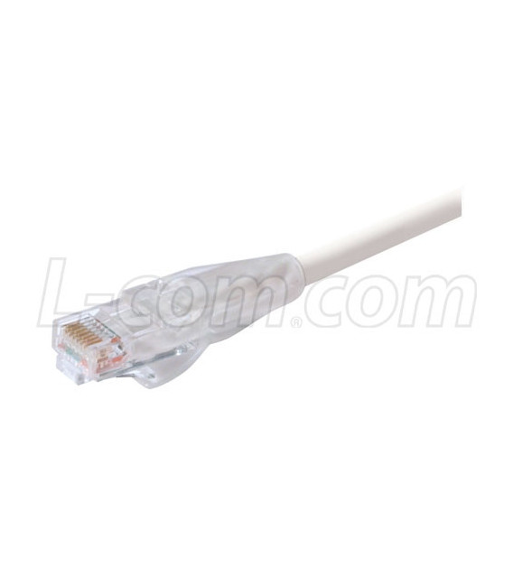 Premium Cat 6 Cable, RJ45 / RJ45, White 50.0 ft