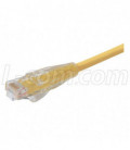 Premium Cat 6 Cable, RJ45 / RJ45, Yellow 25.0 ft