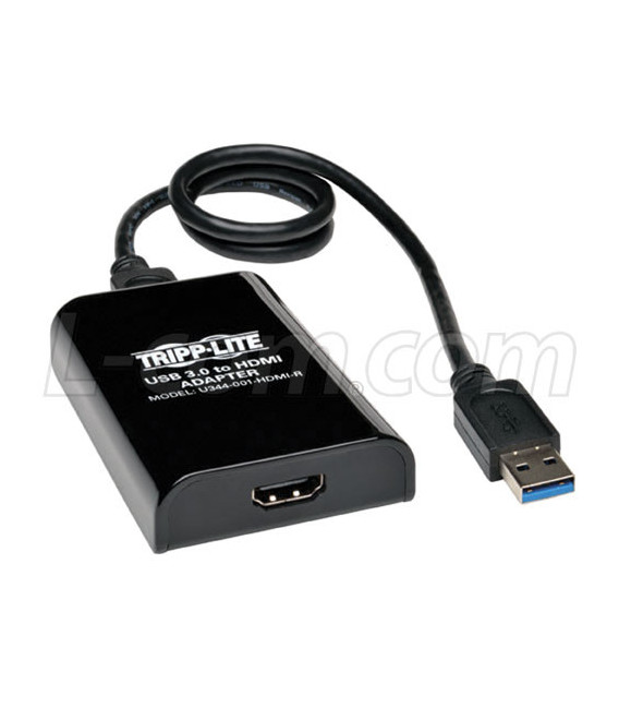 Tripplite USB 3.0 to HDMI Adapter, Max Resolution (2048X1152)