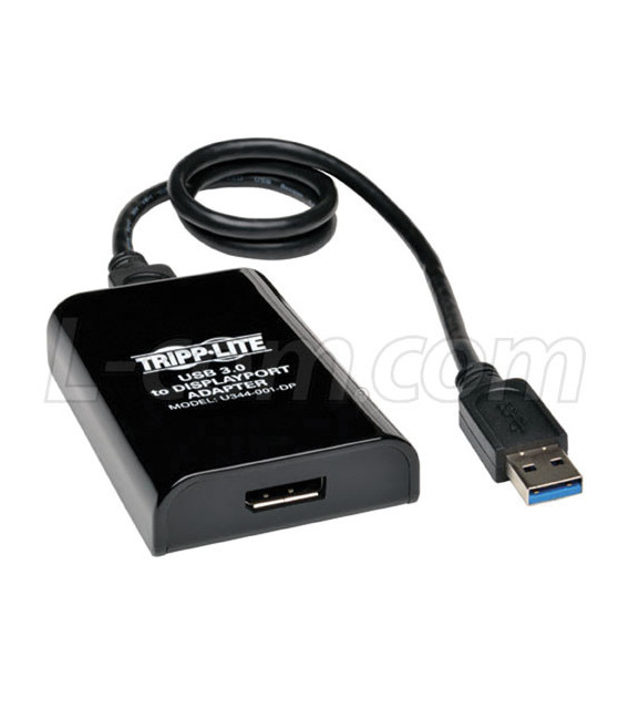 Tripplite USB 3.0 to DisplayPort External Video Adapter, Max Resolution (2560X1600)