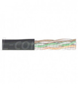 Category 6a UTP PE Outdoor 23 AWG Solid, 1,000ft, Black
