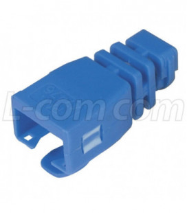 RJ45 Snap-on Strain Relief Boot- Blue, Bag 50
