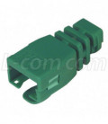 RJ45 Snap-on Strain Relief Boot- Green, Bag 50
