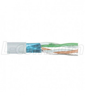 Category 5E F/UTP PVC Patch 26 AWG 2-Pair Stranded Conductor Lt. Gray, 1KFT
