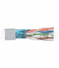 Category 5E F/UTP PVC Patch 26 AWG 4-Pair Stranded Conductor Lt. Gray, 1KFT