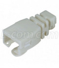 RJ45 Snap-on Strain Relief Boot- Ivory, Bag 50