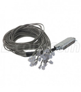 Cat. 3 Telco Breakout Cable, Male Telco / 25 (6x2), 3.0 ft