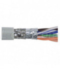 Category 5E SF/UTP LSZH 24 AWG 4-Pair Solid Conductor Lt Gray, 1KFT