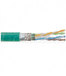 Category 6A SF/UTP Hi Flex CMX Rated TPE 26 AWG 4-Pair Stranded Conductor Teal, 1KFT