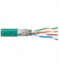 Category 5E SF/UTP Hi Flex CMX Rated TPE 26 AWG 4-Pair Stranded Conductor Teal, 1KFT