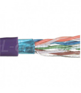 Category 5E F/UTP PVC Patch 26 AWG 4-Pair Stranded Conductor Violet, 1KFT