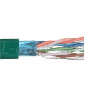 Category 5E F/UTP PVC Patch 26 AWG 4-Pair Stranded Conductor Green, 1KFT