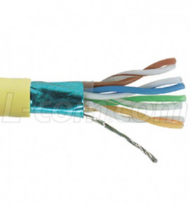 Category 5E F/UTP PVC Patch 26 AWG 4-Pair Stranded Conductor Yellow, 1KFT