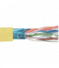 Category 6 F/UTP PVC 26 AWG 4-Pair Stranded Conductor Yellow, 1KFT