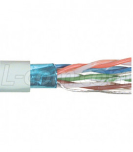 Category 6 F/UTP Riser Rated 23 AWG 4-Pair Solid Conductor White, 1KFT