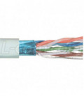 Category 6 F/UTP Riser Rated 23 AWG 4-Pair Solid Conductor White, 1KFT