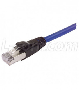 Premium Cat6a Cable, RJ45 / RJ45, Blue 75.0 ft