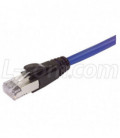 Premium Cat6a Cable, RJ45 / RJ45, Blue 30.0 ft