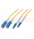 9/125, Single mode Fiber Cable, Dual SC /Dual LC, 1.0m