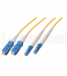 9/125, Single mode Fiber Cable, Dual SC /Dual LC, 4.0m
