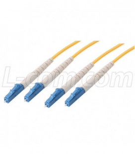 9/125, Singlemode Low Smoke Zero Halogen Fiber Cable Dual LC / Dual LC, 2.0m