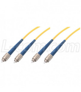 9/125, Singlemode Low Smoke Zero Halogen Fiber Cable Dual FC / Dual FC, 2.0m