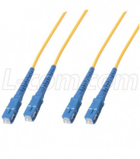 9/125, Single mode Duplex Bend Insensitive Fiber Cable, SC / SC, 10.0m