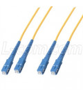 9/125, Single mode Duplex Bend Insensitive Fiber Cable, SC / SC, 1.0m