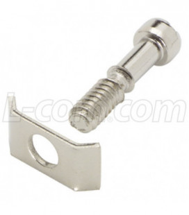 D-Sub Hardware Screws and Guards, Nickel Plate, Pkg/50