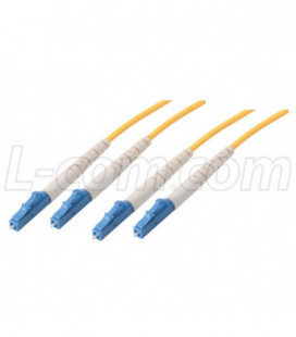 9/125, Single mode Duplex Bend Insensitive Fiber Cable, LC / LC, 1.0m