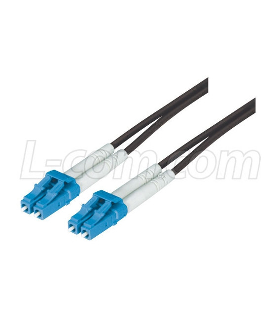 9/125 Single Mode, Military Fiber Cable, Dual LC / Dual LC, 10.0m