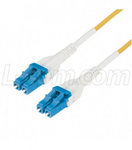 9/125, Single mode Uniboot Fiber Cable, Dual LC / Dual LC, 10.0m