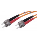 Cable F.O. 2Mts - ST/ST -62.5/125-MM-2.8mm-LSZH- GRIS