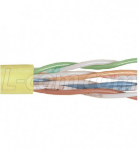 Category 6 UTP 24 AWG 4-Pair Stranded Conductor Yellow, 1KFT