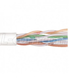 Category 6 UTP 24 AWG 4-Pair Stranded Conductor White, 1KFT