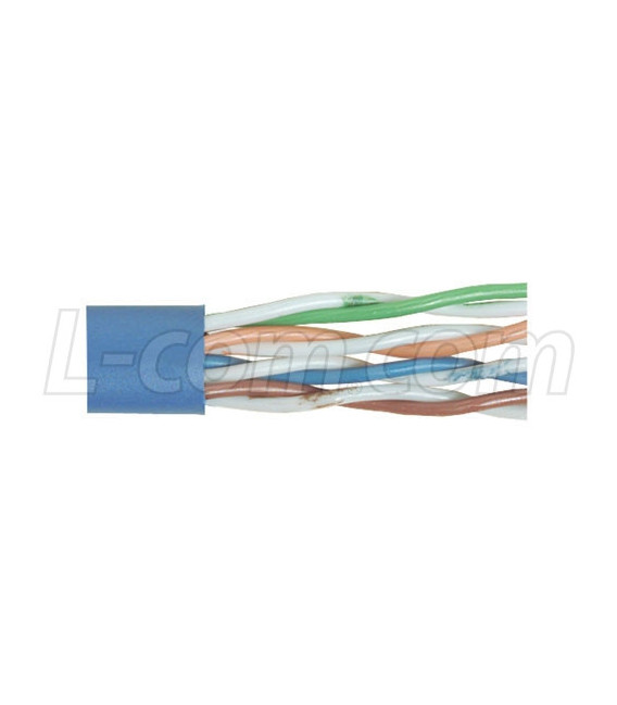 Category 6 UTP 24 AWG 4-Pair Stranded Conductor Blue, 1KFT