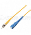 9/125, Singlemode Fiber Cable, ST / SC, 1.0m