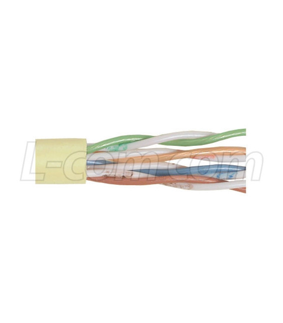 Category 5E UTP 24 AWG 4-Pair Stranded Conductor Yellow, 1KFT