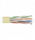 Category 5E UTP 24 AWG 4-Pair Stranded Conductor Yellow, 1KFT