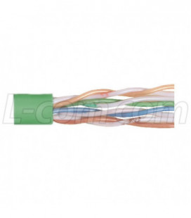 Category 5E UTP 24 AWG 4-Pair Stranded Conductor Green, 1KFT