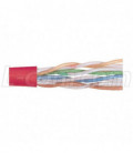 Category 5E UTP 24-AWG 4-Pair Stranded Conductor Red, 1KFT