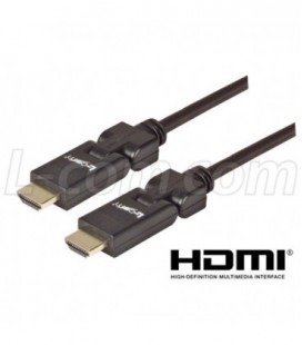HDMI Swivel Connector Cable, HDMI Male / HDMI Male 2.0 M