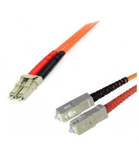 Cable F.O. 3Mts - LC/SC -62.5/125-MM-OD2.8mm-LSZH- NARANJA