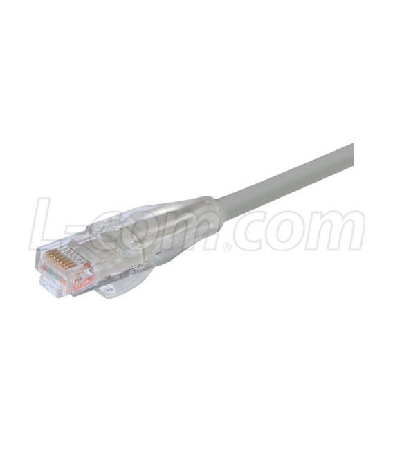 Premium Cat 6 Cable, RJ45 / RJ45, Gray 5.0 ft