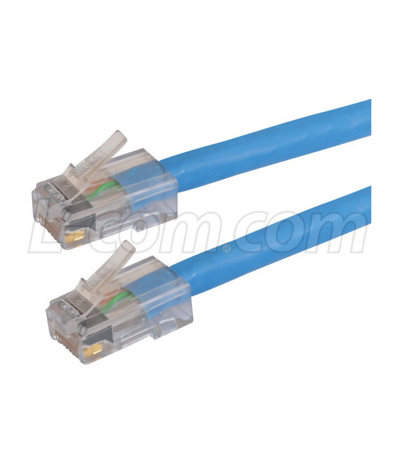 Category 6 LSZH Patch Cable, RJ45 / RJ45, Blue, 5.0 ft